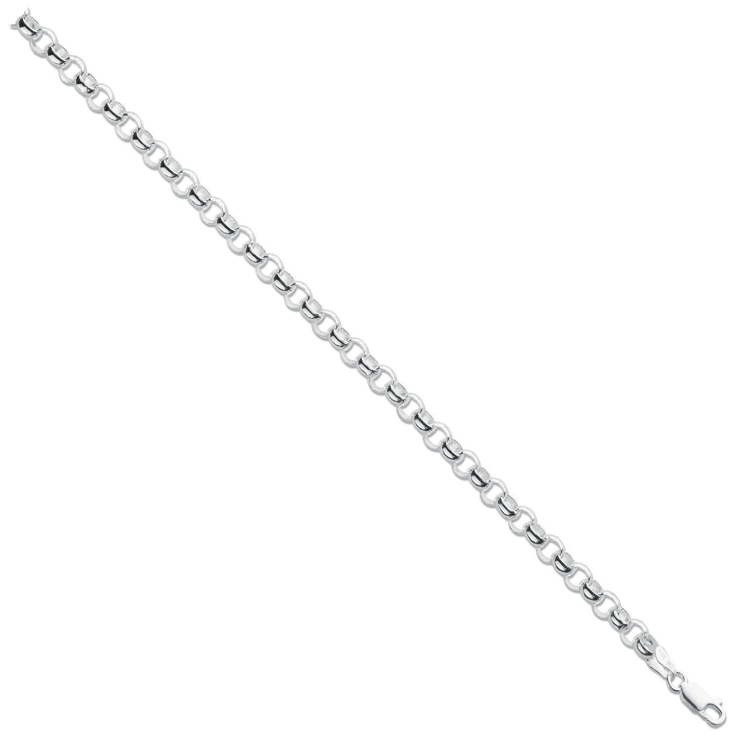 Silver 6mm Round Belcher Chain - Fine Necklace - Certified Authentic - Swiss Made - UK Stock – Luxury Jewellery by Imp